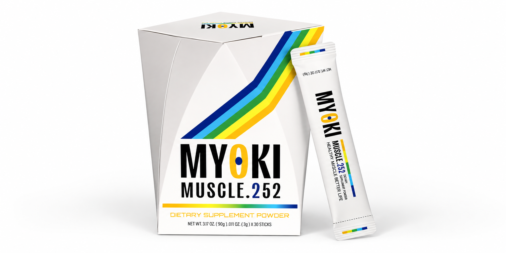 Opakowanie i saszetka Myoki Muscle.252