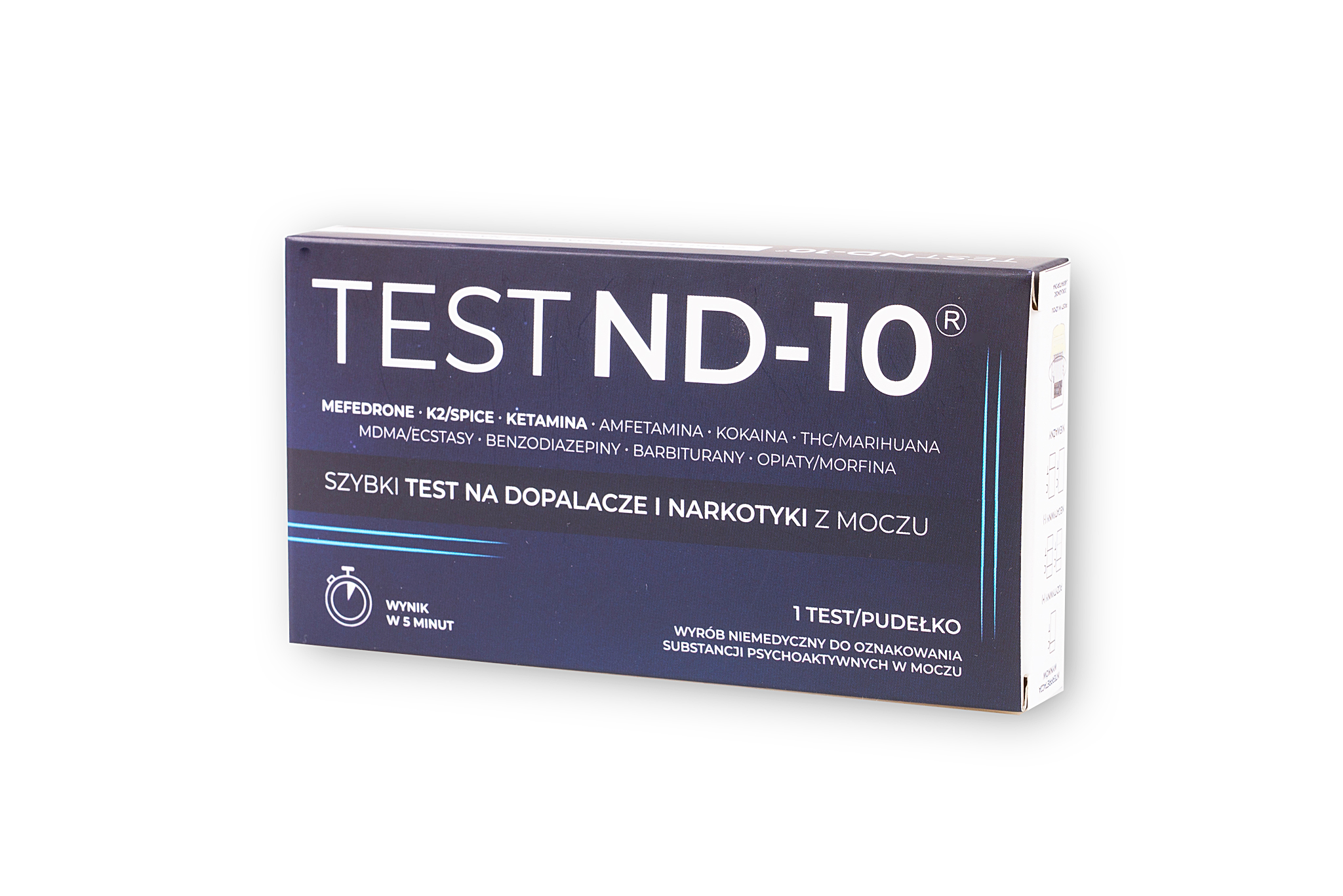 TEST ND-10 na dopalacze i narkotyki