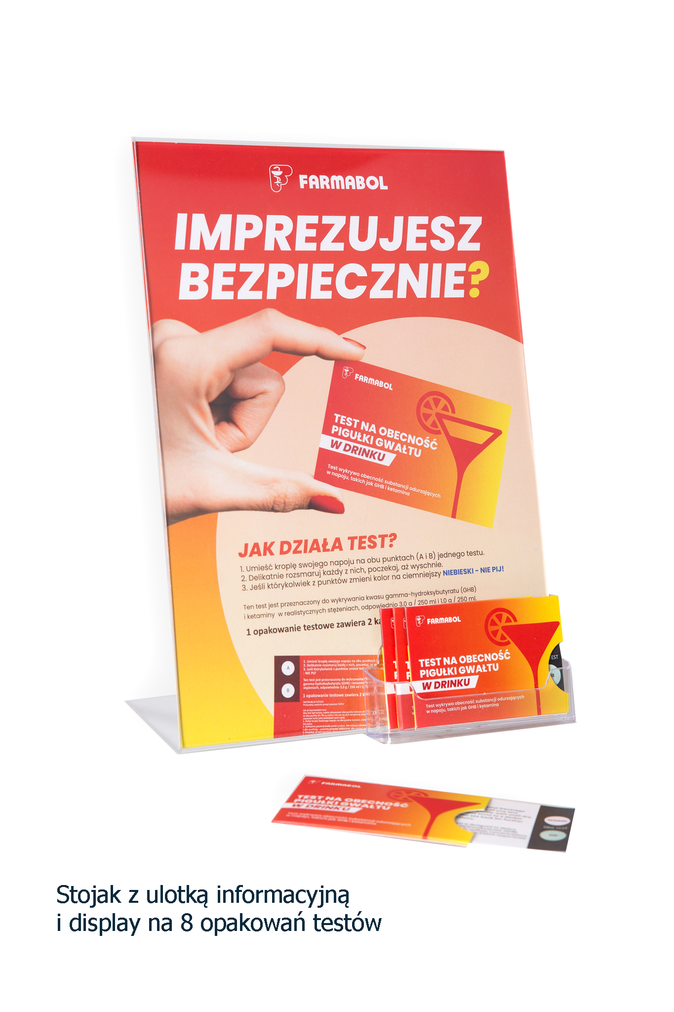 Test na obecność pigułki gwałtu w drinku